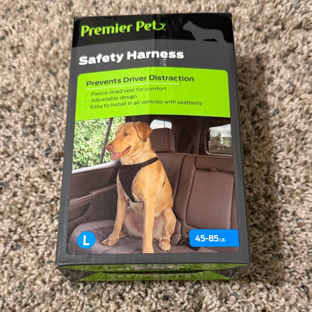 NEW! PREMIER PET CAR SAFETY HARNESS